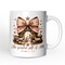 Holy Night Nativity Scene Jesus Mug, The Greatest Gift of All Matthew 1:21 Christian Christmas Gift